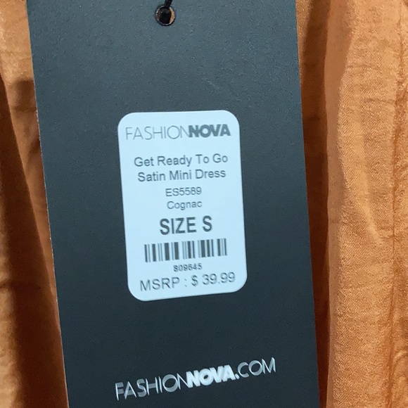 Fashion Nova Get Ready to Go Satin Mini Dress - Picture 3 of 3